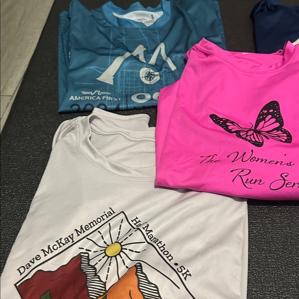 Colorful long sleeve ran Shirts Collection set of 5 - Picture 3 of 5